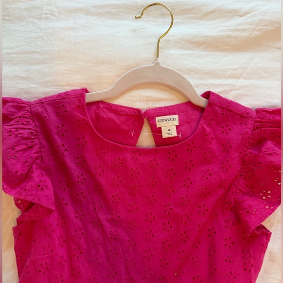 Crewcuts Pink Ruffled A-line Sundress for Weddings - Picture 3 of 3